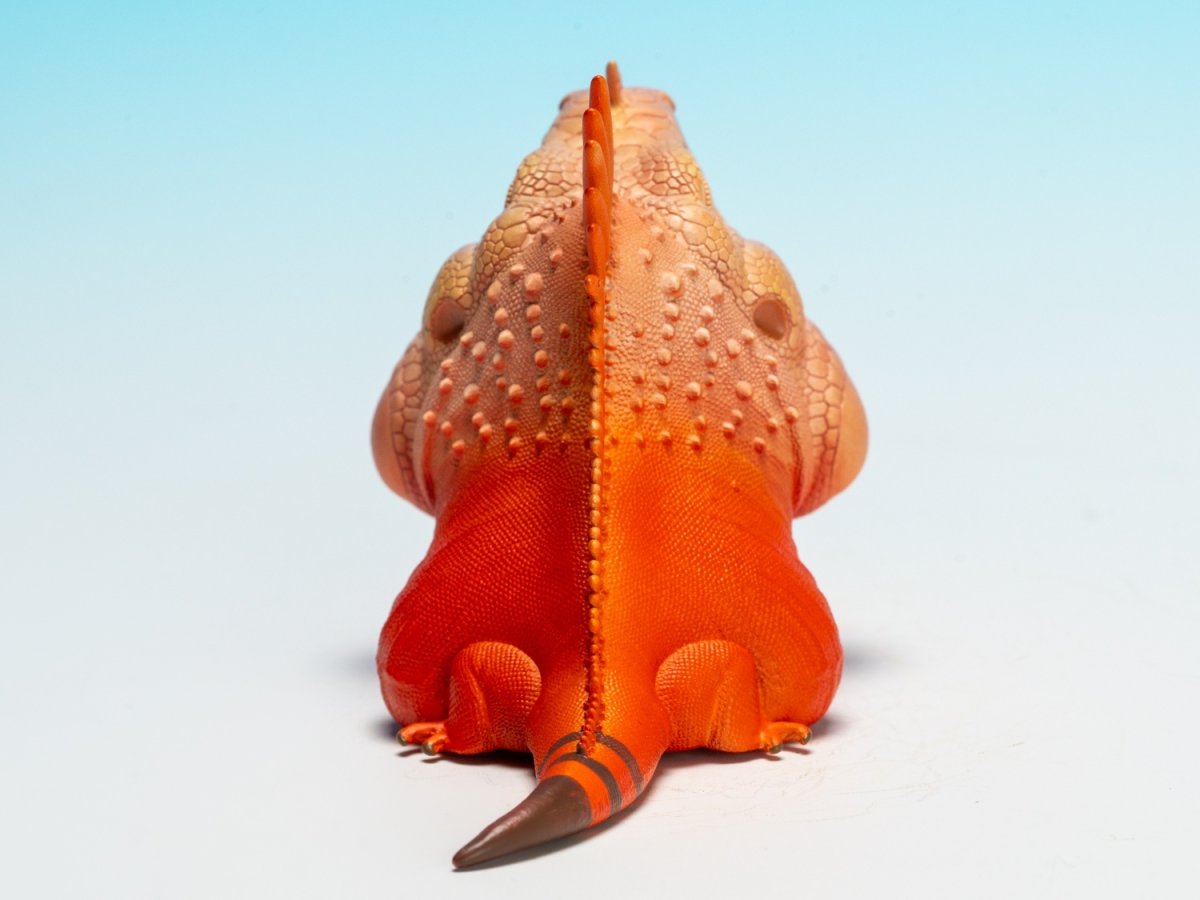 画像5:  グリーンイグアナ（赤白） (5)